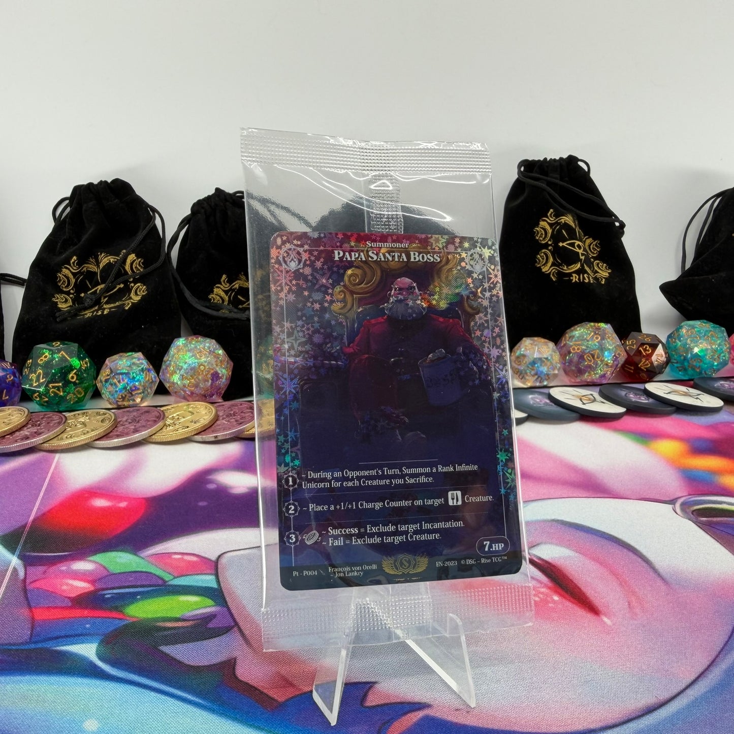 #1153 Papa & Mama Santa Boss | Pt - P004 | Star Foil | Prestige 2023 Promo Sealed Pack | Rare (EN)