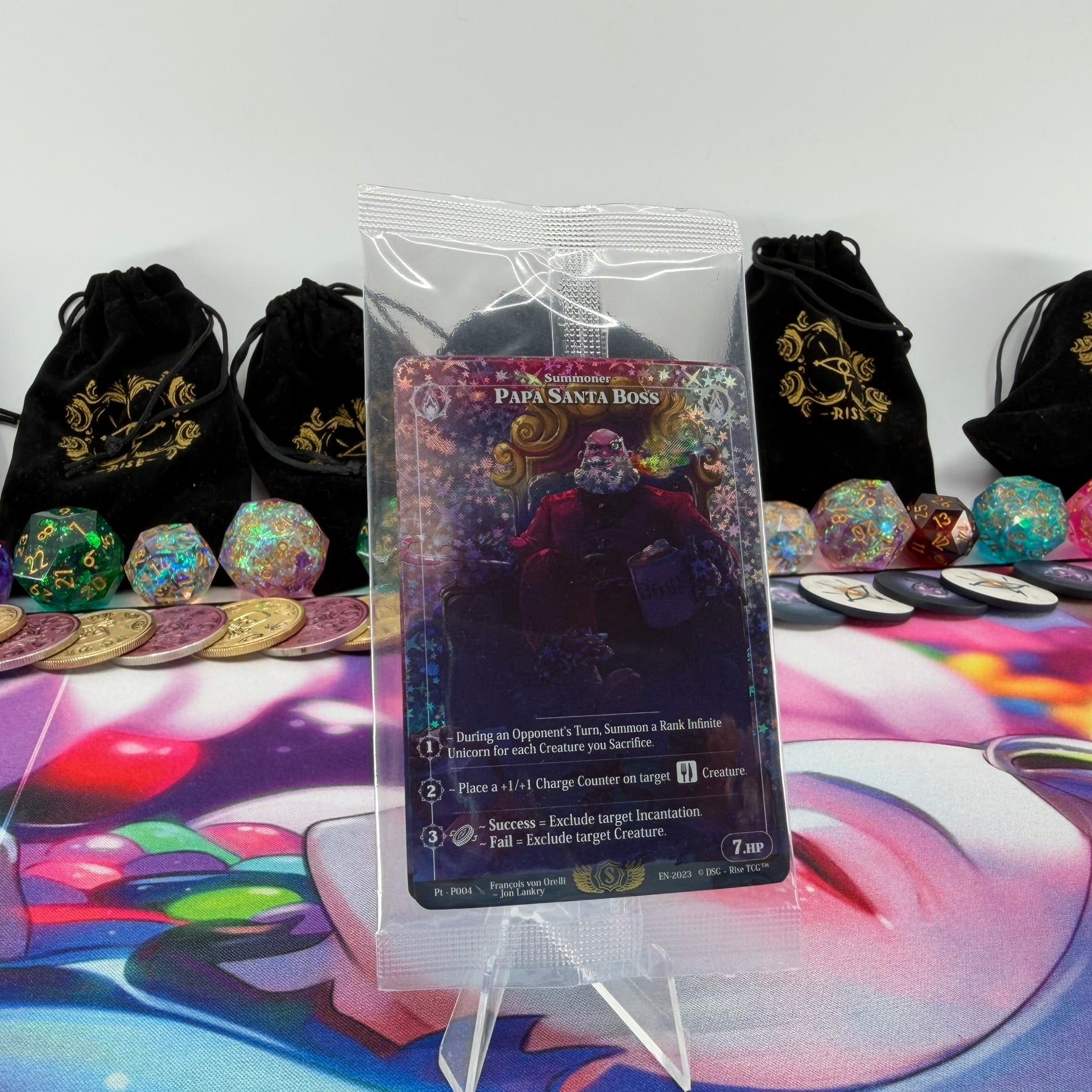 #1160 Papa & Mama Santa Boss | Pt - P004 | Star Foil | Prestige 2023 Promo Sealed Pack | Rare (EN)