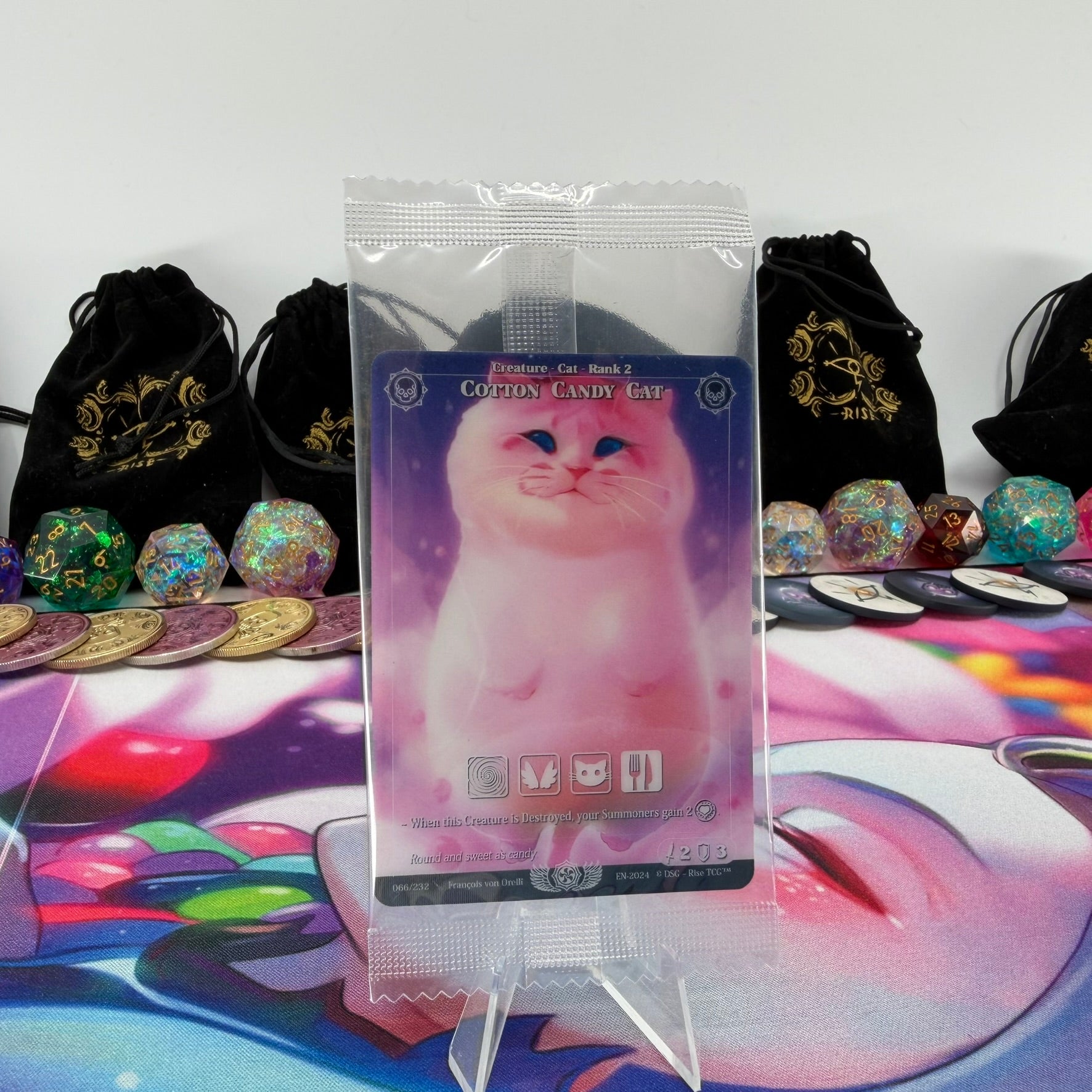 #1161 Cotton Candy Cat | 066/232 | Depth Lenticular | Candypocalypse Sealed Pack | Rare (EN)