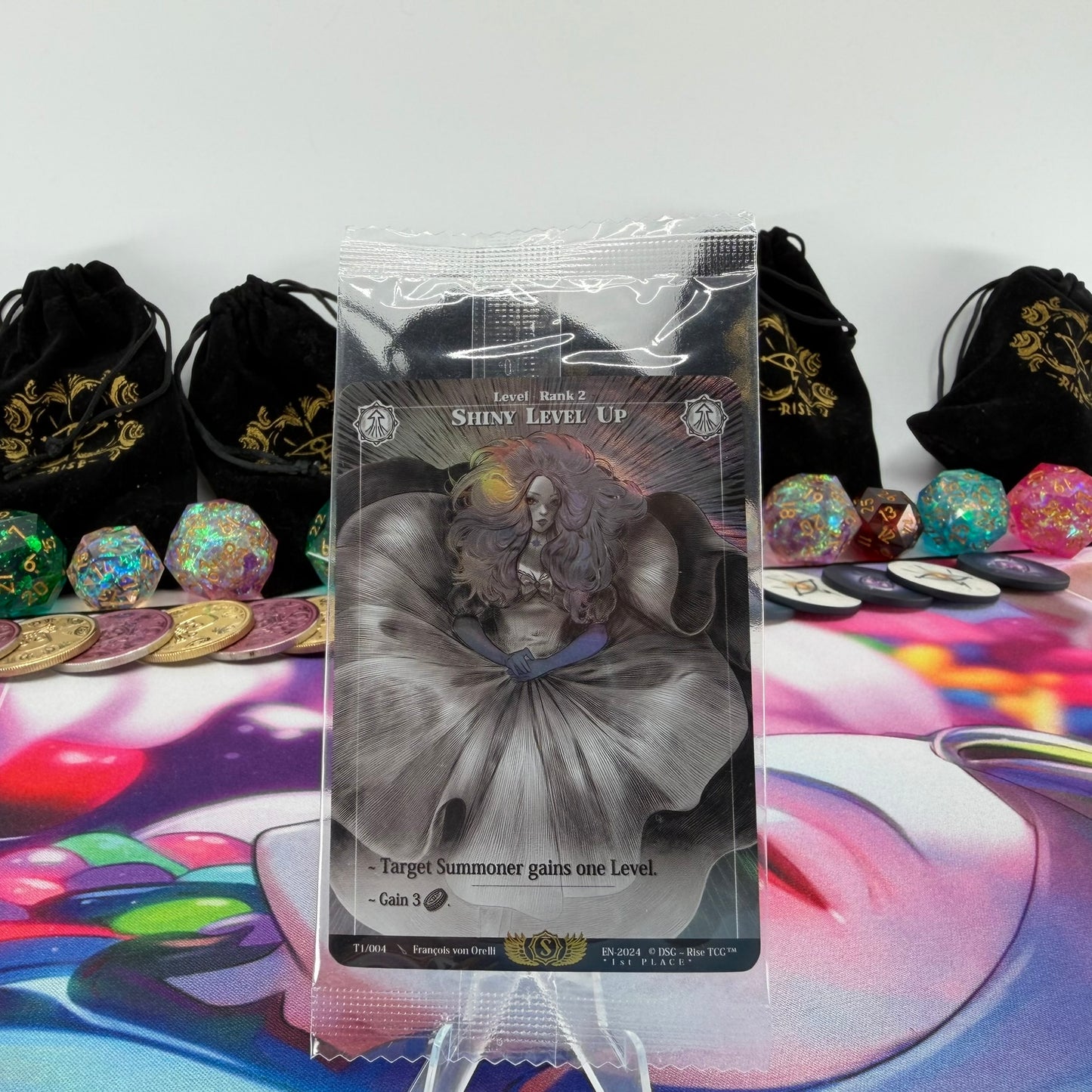 #1164 Shiny Level Up *1st PLACE* | T1/004 | Holo | Promo Sealed Pack | Rare (EN)