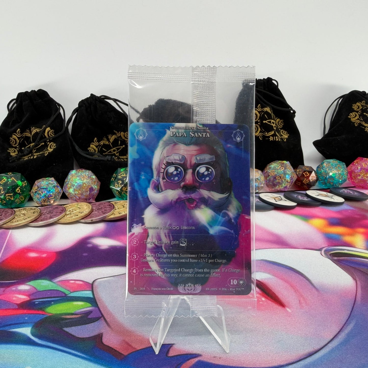 #1165 Papa Santa | Pt - 364 | Depth Lenticular | Prestige 2025 Sealed Pack | Rare (EN)