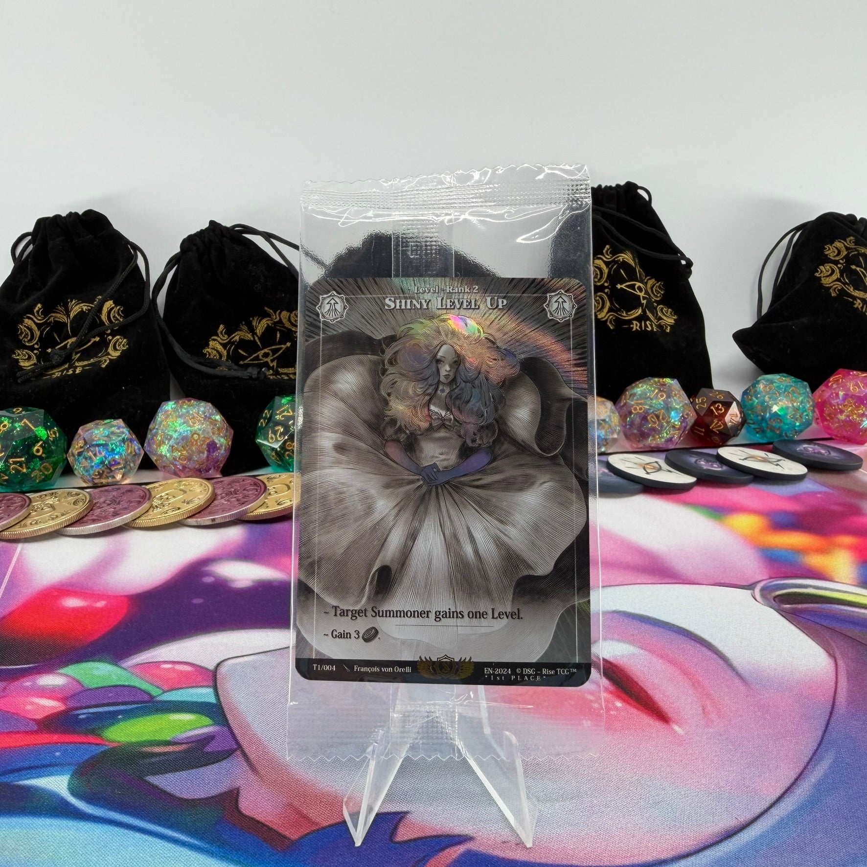 #1172 Shiny Level Up *1st PLACE* | T1/004 | Holo | Promo Sealed Pack | Rare (EN)