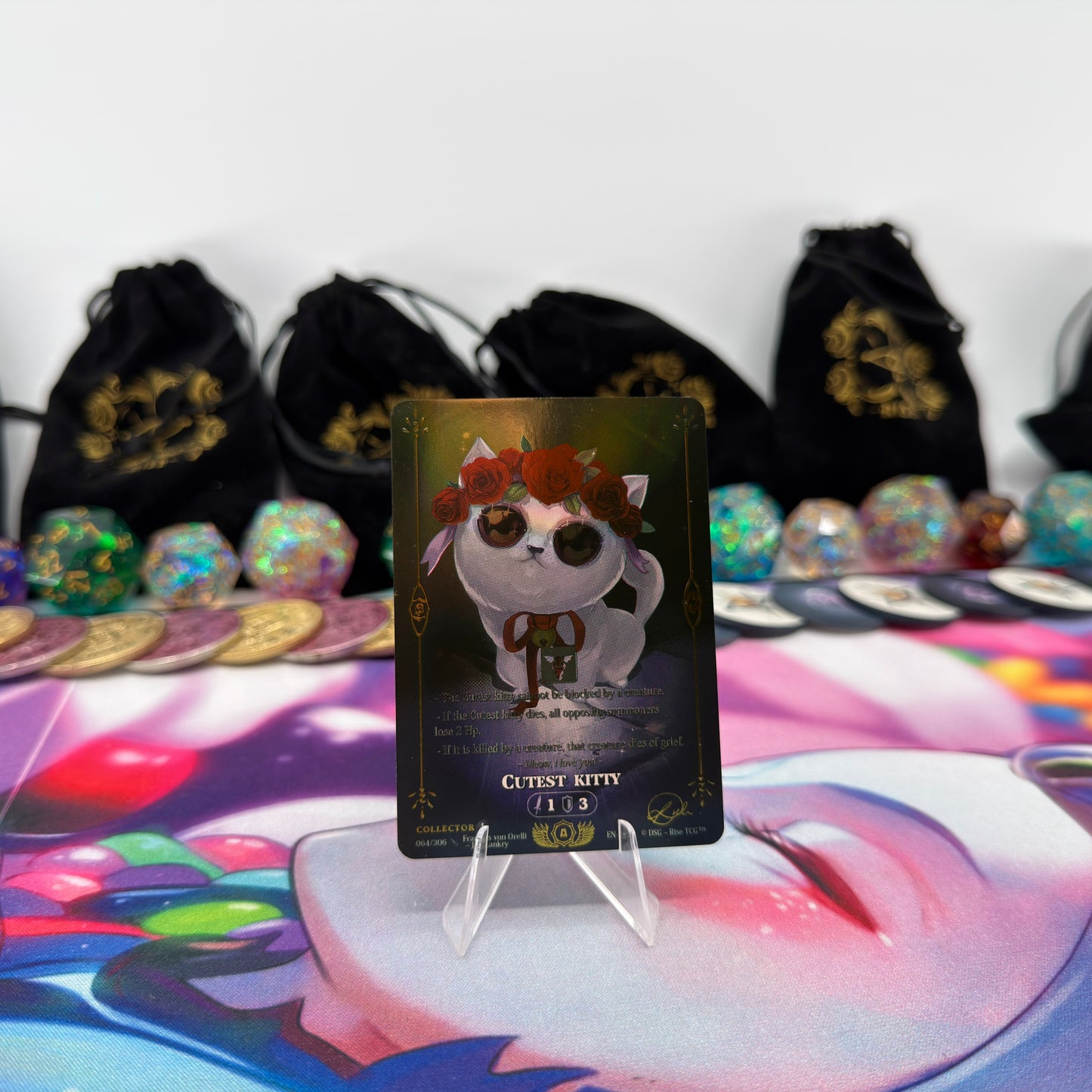 #1206 Cutest Kitty */5 | 064/306 | Gold Glossy Test Collector | Vault Pack v1 | Rare (EN)