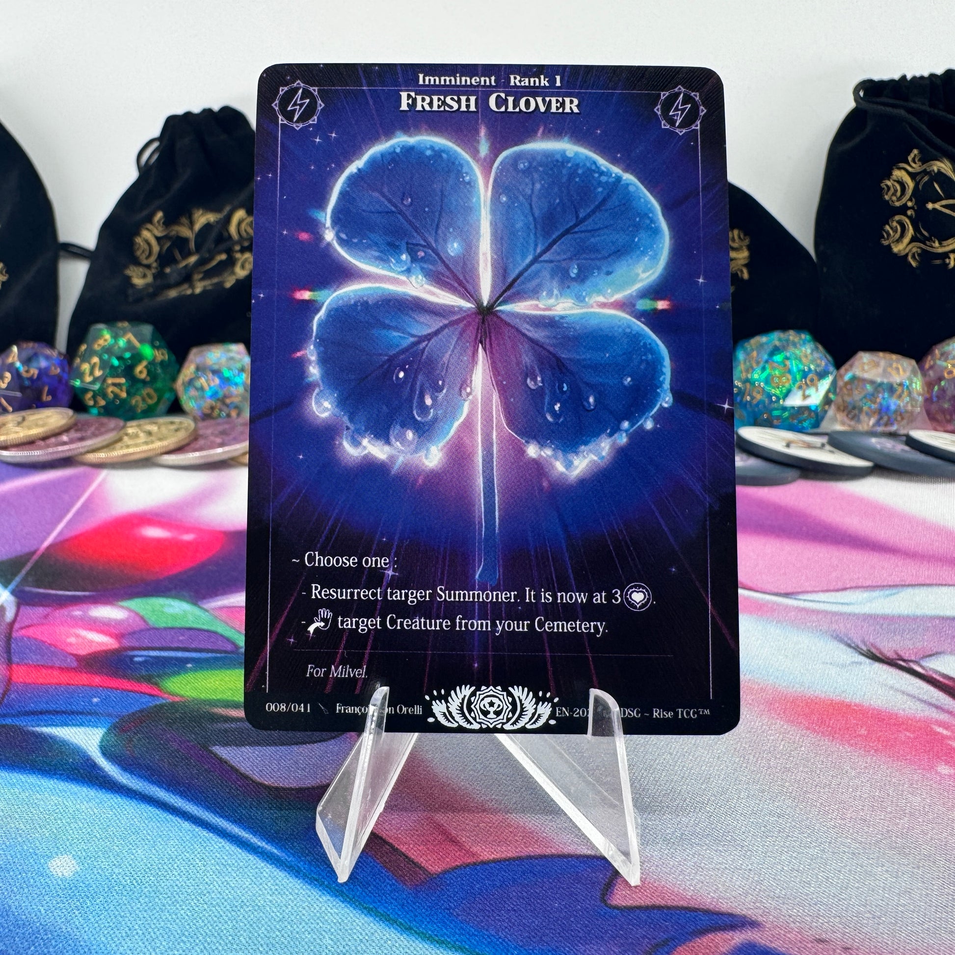 #1417 Fresh Clover | 008/232 | Non Holo | Trophy - 01 | Legendary (EN)