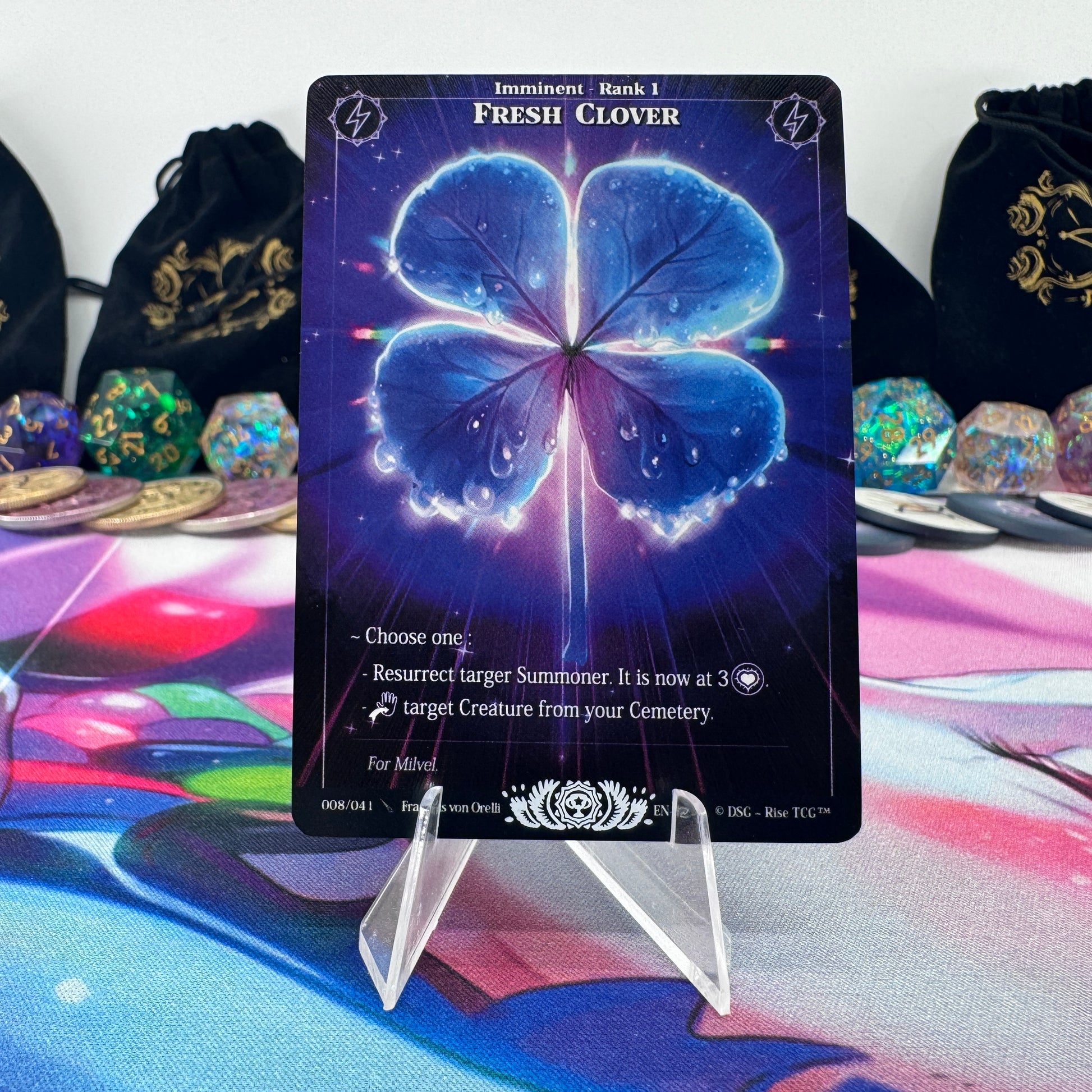 #1418 Fresh Clover | 008/232 | Non Holo | Trophy - 01 | Legendary (EN)