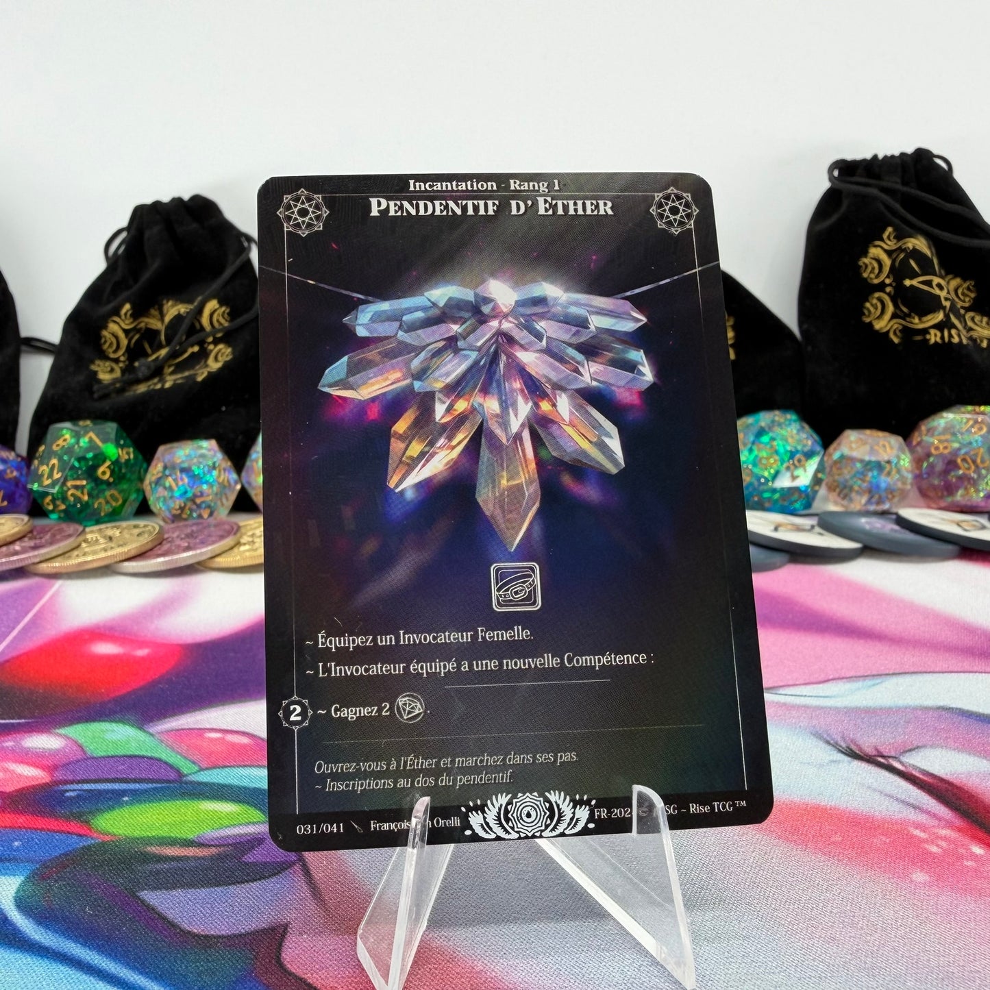 #1296 Pendentif D' Ether | 031/041 | Non Holo | Fresh | Legendary (FR)