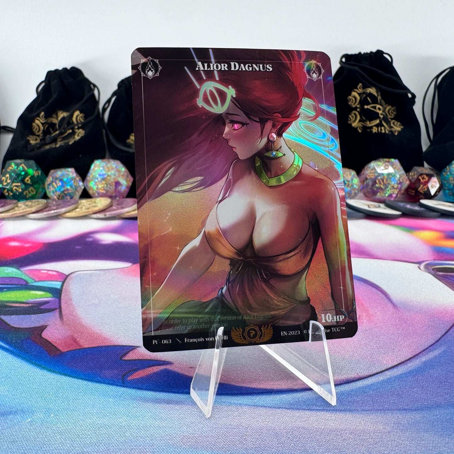 #1638 Alior Dagnus | Pt - 063 | Pinup Holo | Prestige 2023 | Rare (EN)