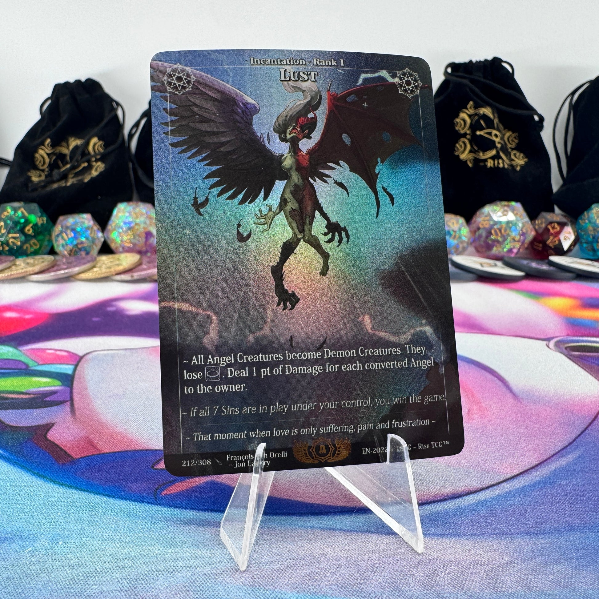 #1648 Lust | 212/308 | Holo | Alpha | Rare (EN)