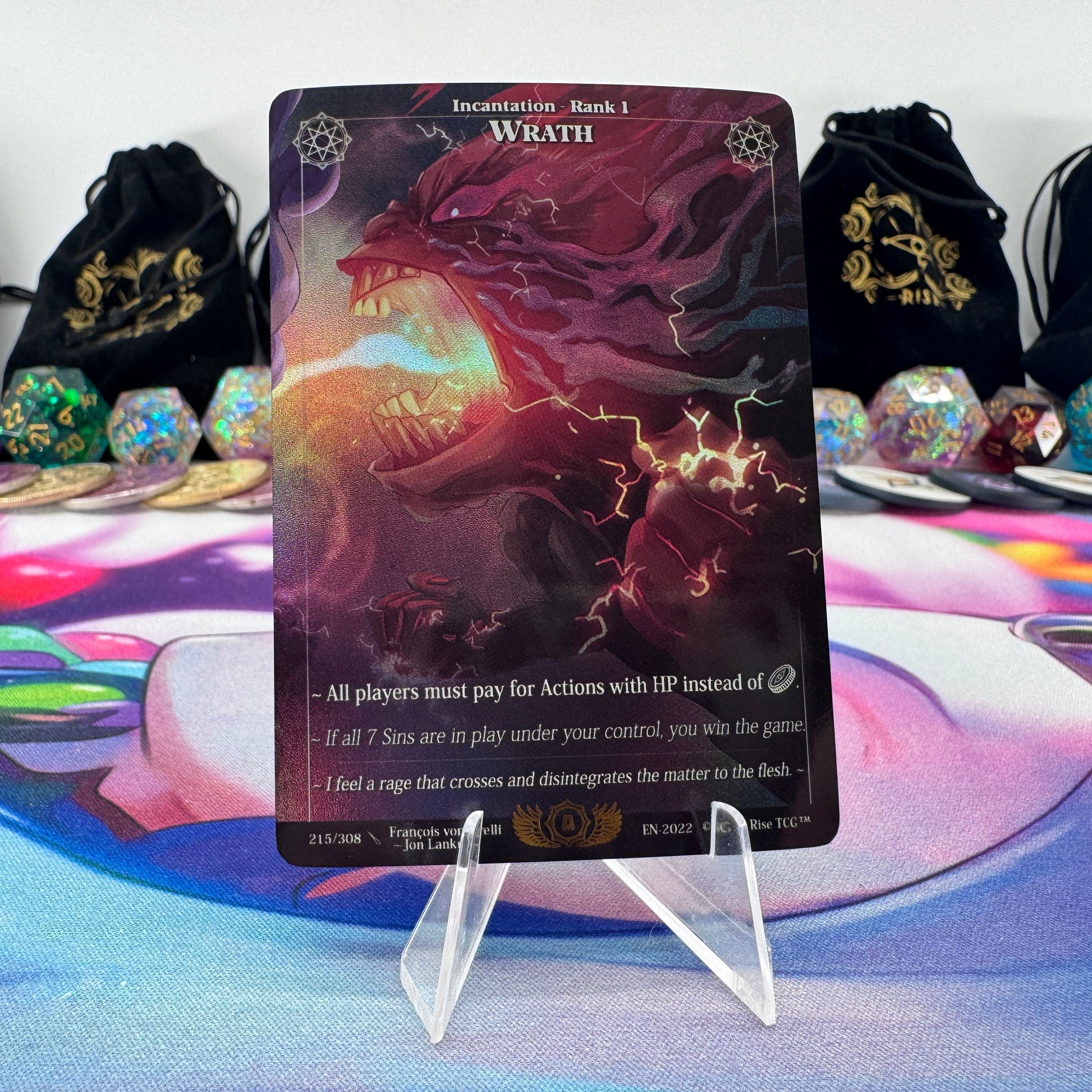 #1654 Wrath | 215/308 | Holo | Alpha | Rare (EN)