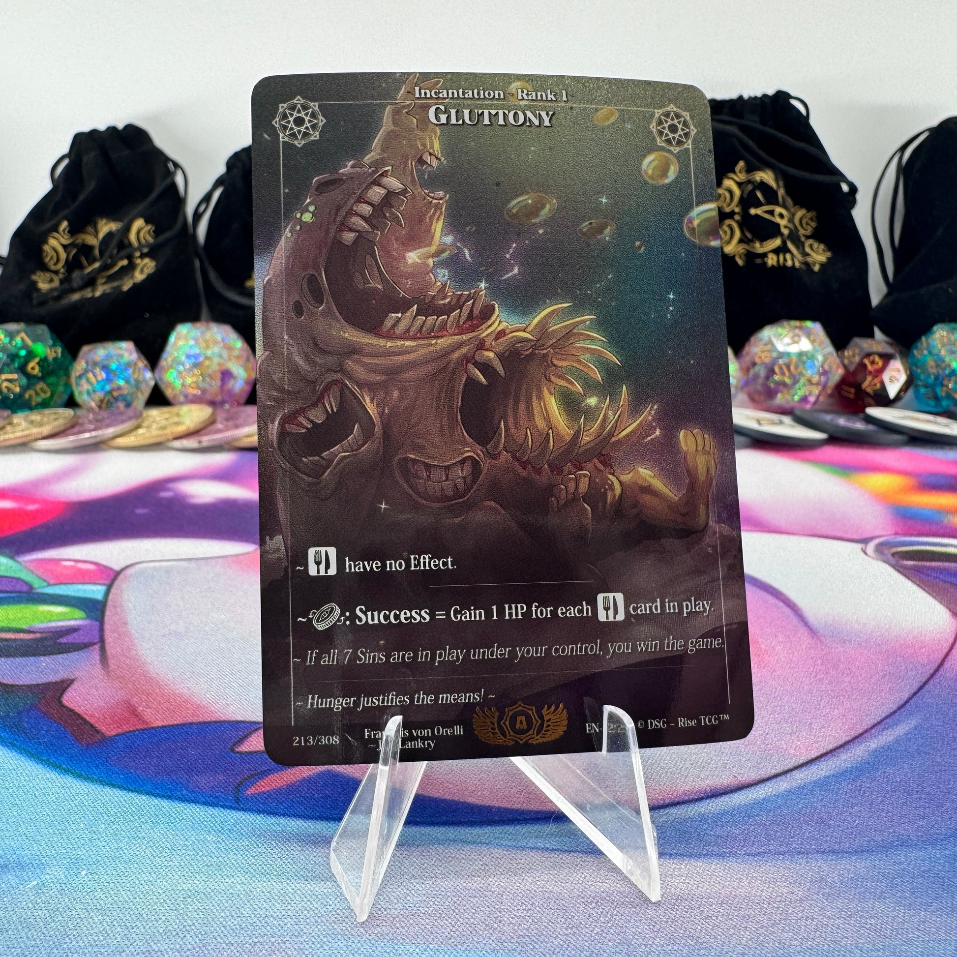 #1655 Gluttony | 213/308 | Holo | Alpha | Rare (EN)