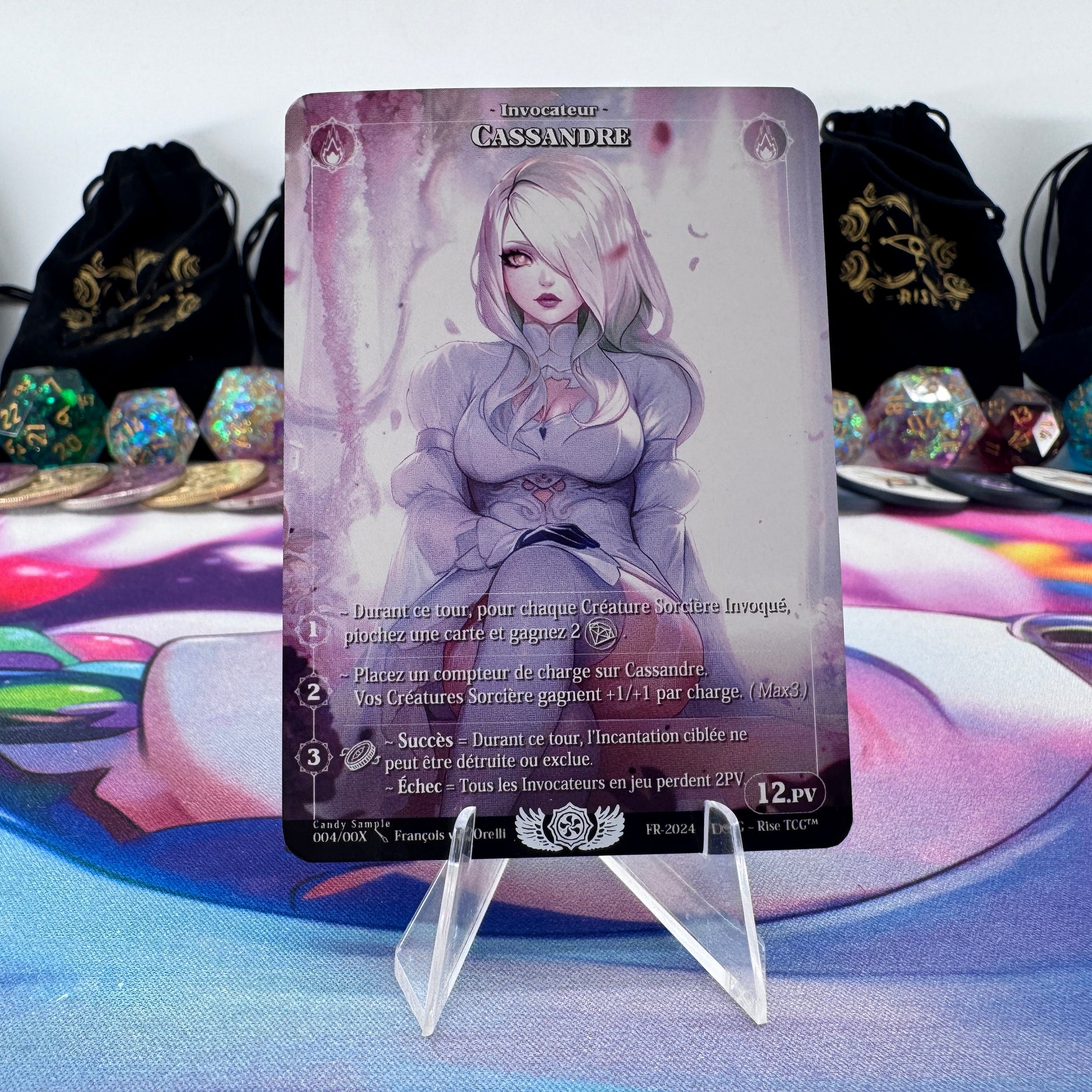#1662 Cassandre | 004/00X | Non Holo | Candy Sample | Rare (FR)