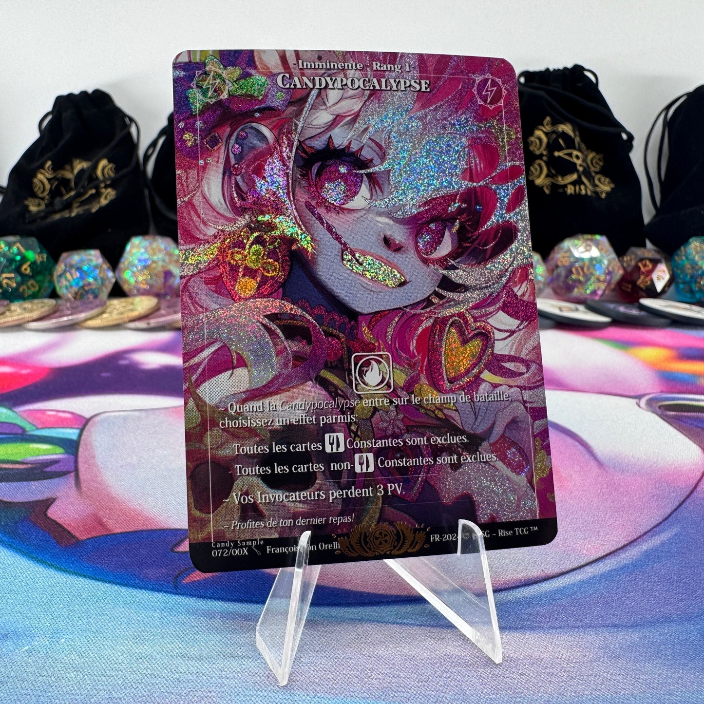 #1671 Candypocalypse | 072/00X | Holo Glitter | Candy Sample | Legendary (FR)