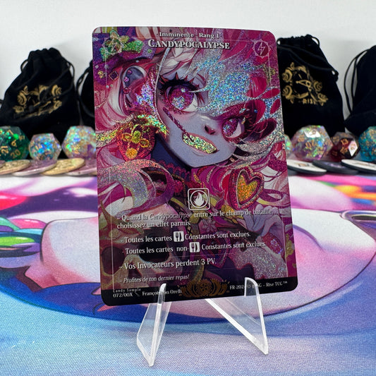 #1671 Candypocalypse | 072/00X | Holo Glitter | Candy Sample | Legendary (FR)