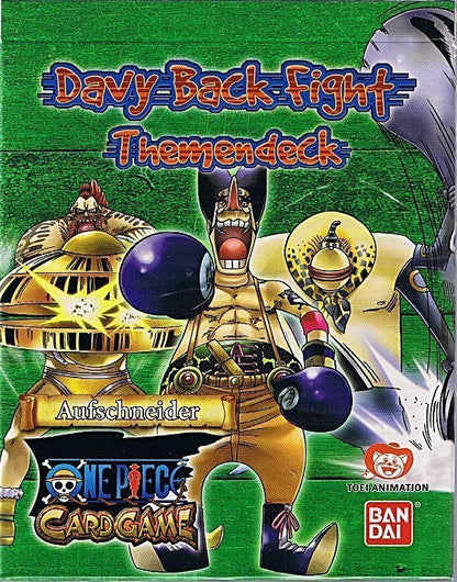 CollectnTrade One Piece Card Game Davy Back Fight Themendeck Aufschneider Sammelkartenspiel