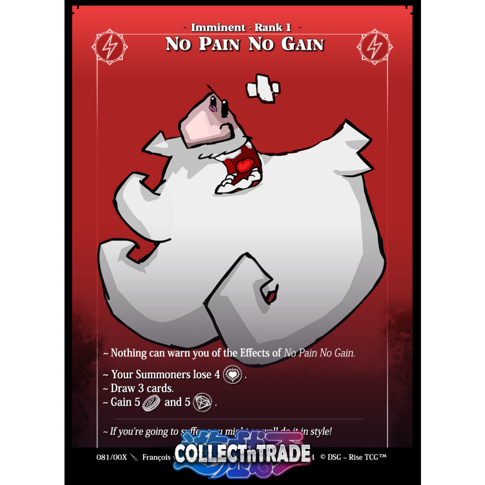 No Pain No Gain 121 Uncommon - Einzelkarte