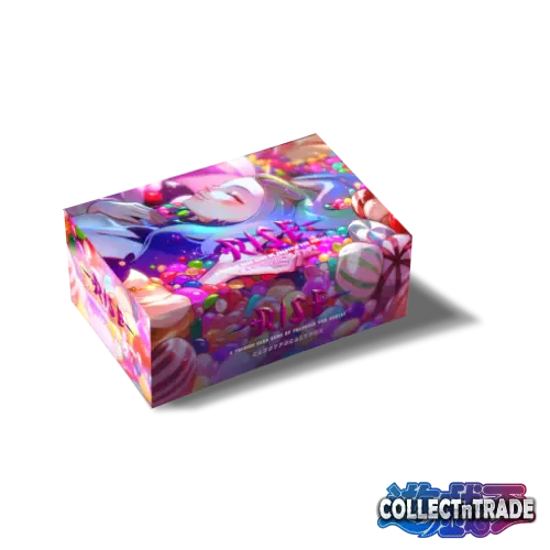 Bunte Rechteckbox mit Kunstwerk, (preorder) Rise TCG - Candypocalypse Standard Booster [EN]