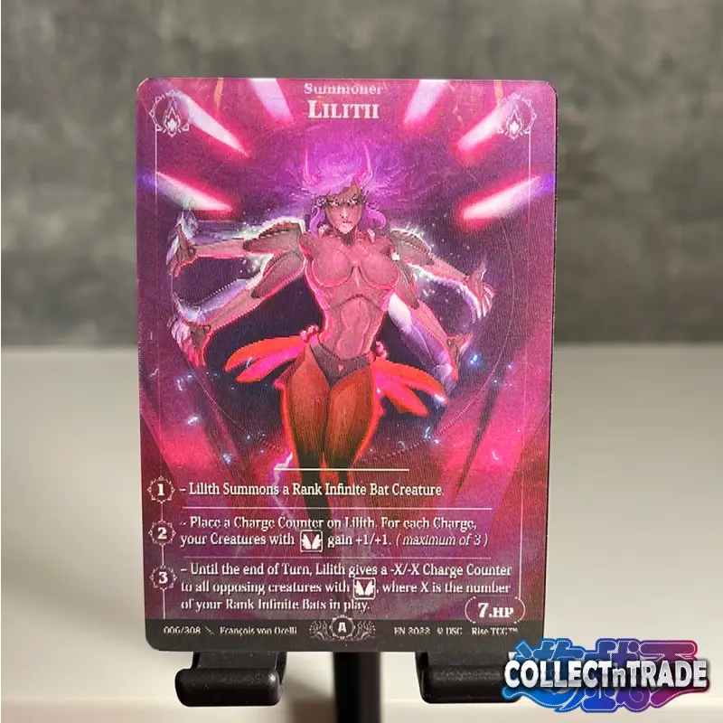 Rise TCG - Alpha Set Lilith *open* Lenticular #006/308 -