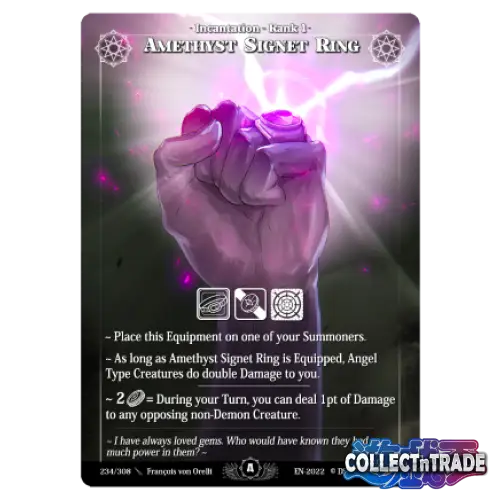 Rise TCG - Amethyst Signet Ring #234 - Einzelkarten