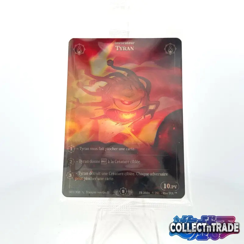 Rise TCG - Beta Set FR: Invocateur Tyran, feurige Demon-Karte, Fähigkeiten auf Französisch