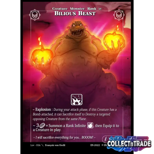 Rise TCG - Bilious Beast Holo #Lov - 03A - Einzelkarten