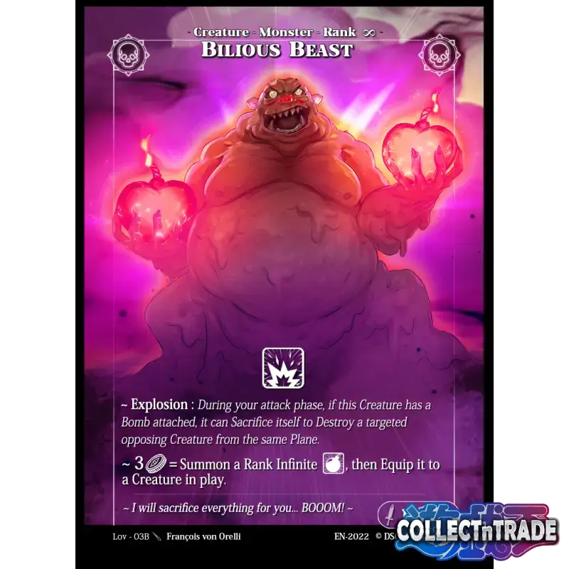 Rise TCG - Bilious Beast Holo #Lov - 03B - Einzelkarten