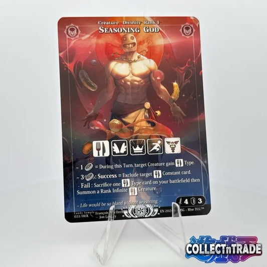 Rise TCG - Candy Sample EN Seasoning God  #31 / 00X