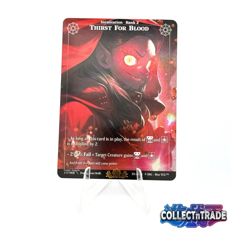 Rise TCG - Candy Sample EN Thirst For Blood  #117 / 00X