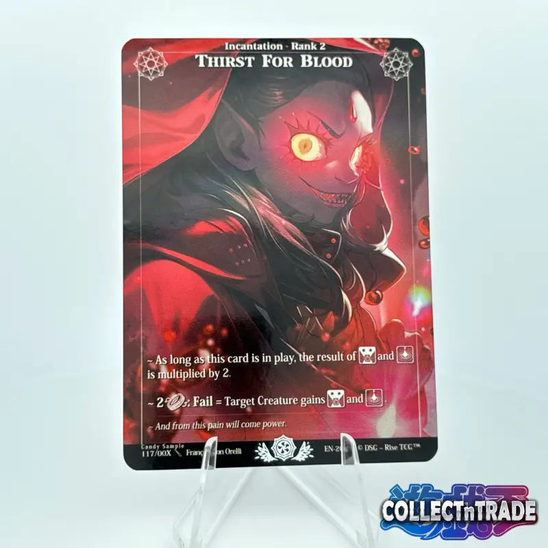 Rise TCG - Candy Sample EN Thirst For Blood  #117 / 00X