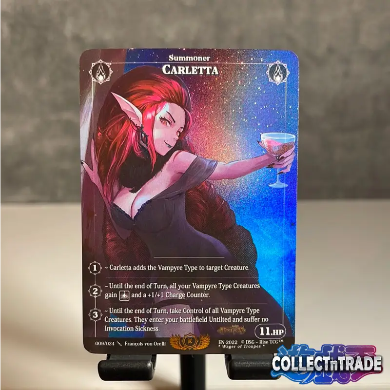 Rise TCG - Carletta *Stretch Goal Card* Holo #9 / 24 -