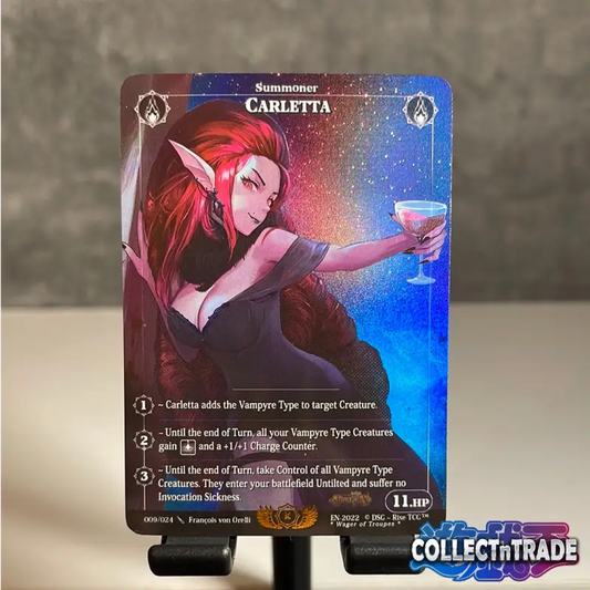 Rise TCG - Carletta *Stretch Goal Card* Holo #9 / 24 -