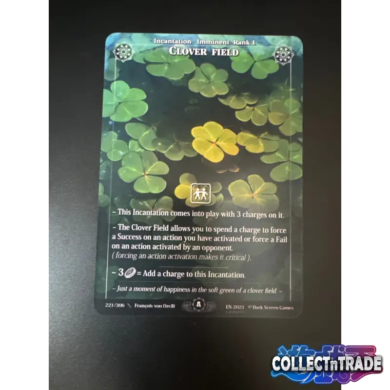 Rise TCG - Clover Field Non Holo #Sample - 221/306