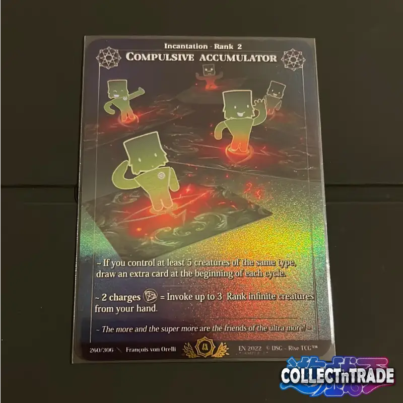 Rise TCG - Compulsive Accumulator Holo #Sample-C - 260/306 -