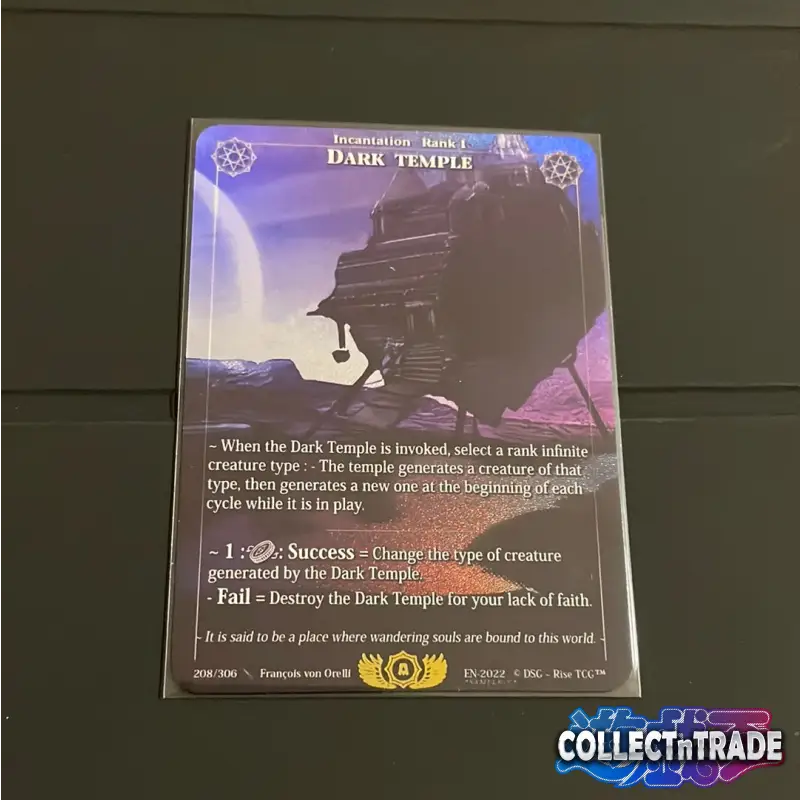 Rise TCG - Dark Temple Holo #Sample-C - 208/306 -