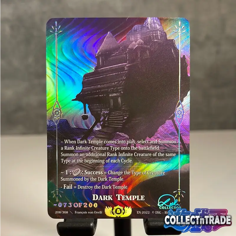 Rise TCG - Dark Temple Silver Collector 073 of 200 #208 /