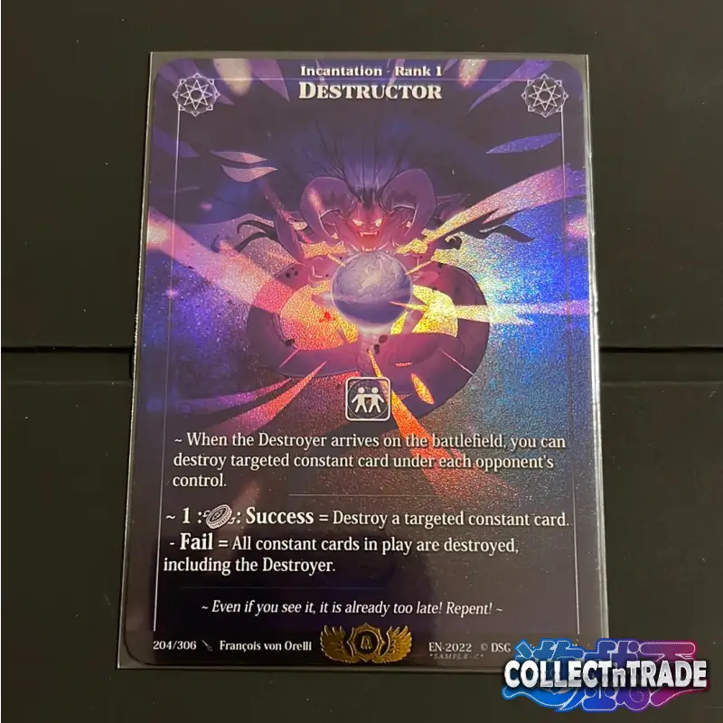 Rise TCG - Destructor Holo #Sample-C - 205/306 -