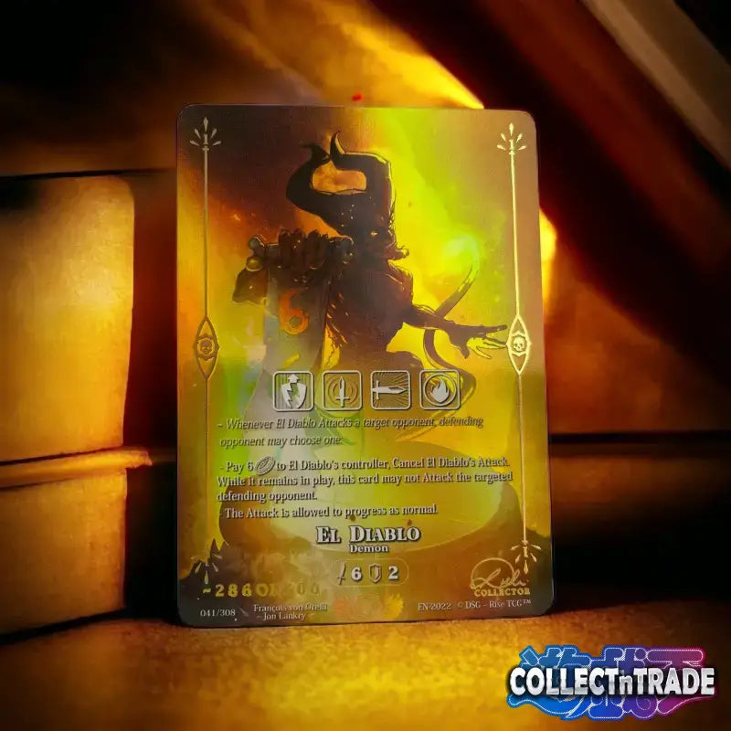 Rise TCG - El Diablo Gold Collector 136 of 500 #41 -