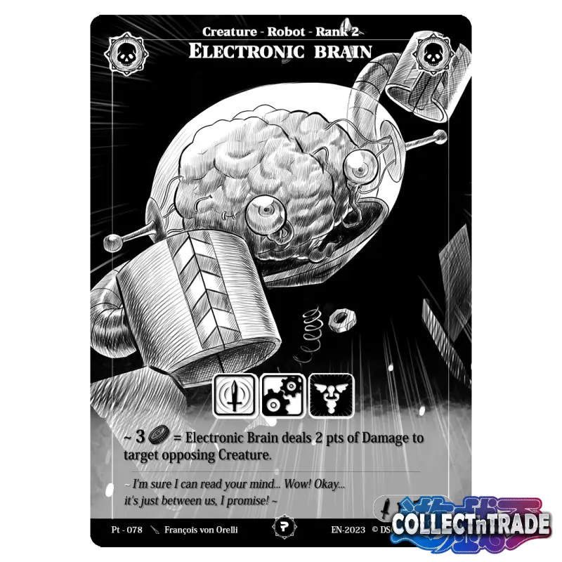 Rise TCG - Electronic Brain Sketch #Pt-78 - Einzelkarten