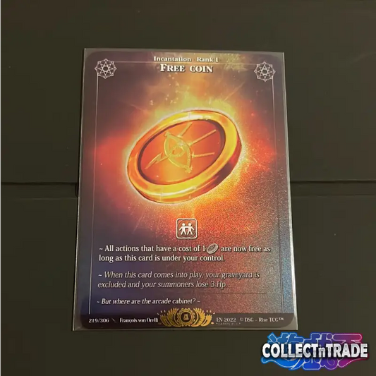 Rise TCG - Free Coin Holo #Sample-C - 219/306 - Einzelkarten