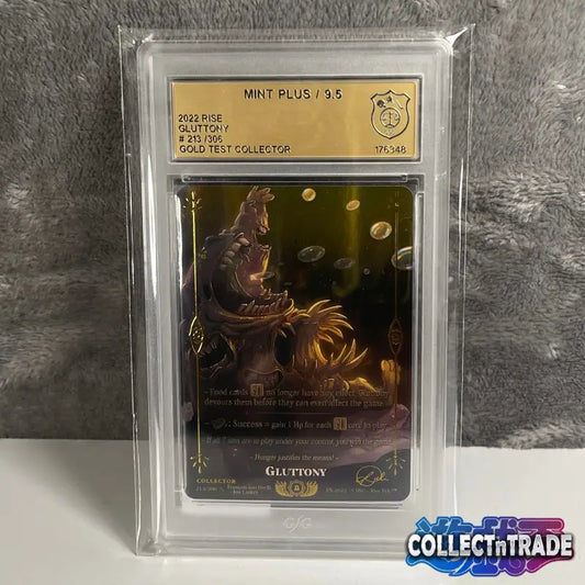 Rise TCG - Gluttony Gold Test Collector *GSG 9.5* #213/306 -