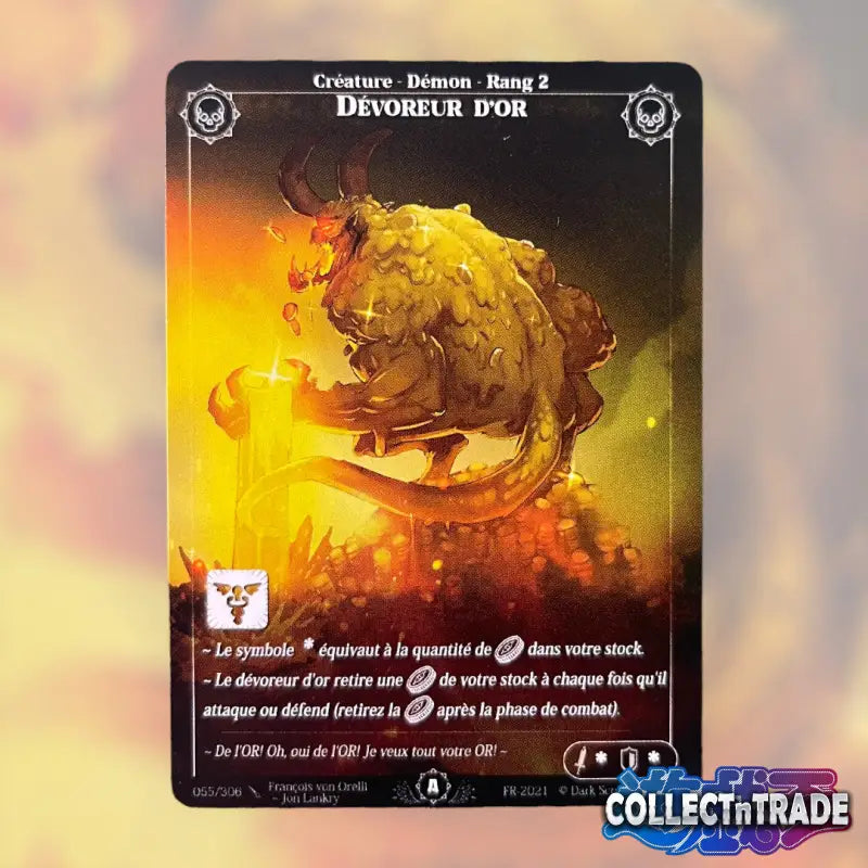 Rise TCG - Gold Eater - French Test Card - Non Holo -