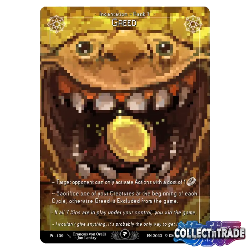 Rise TCG - Greed Pixel #Pt-109 - Einzelkarten