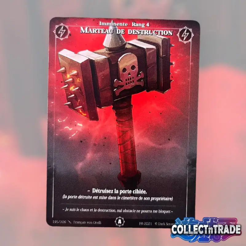 Rise TCG - Hammer of Destruction - French Test Card - Non