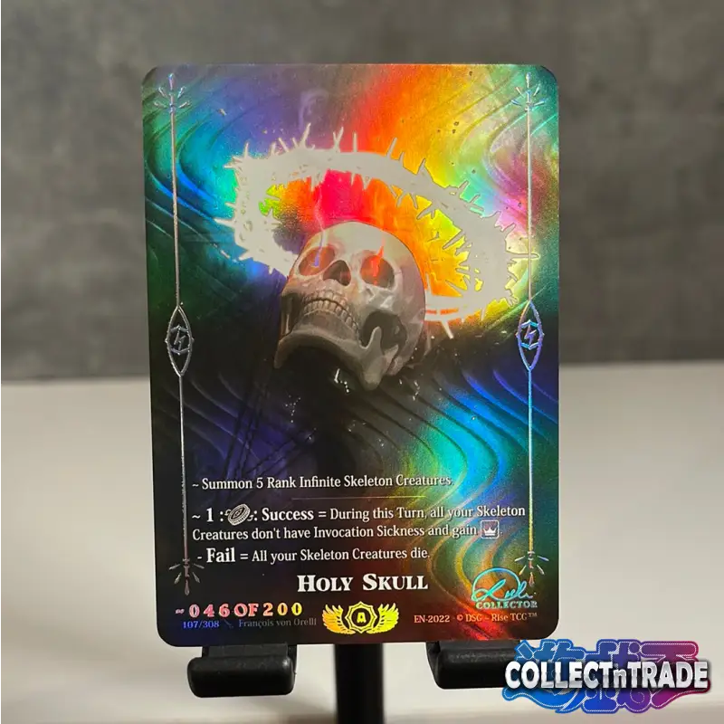 Rise TCG - Holy Skull Silver Collector 046 of 200 #107 /