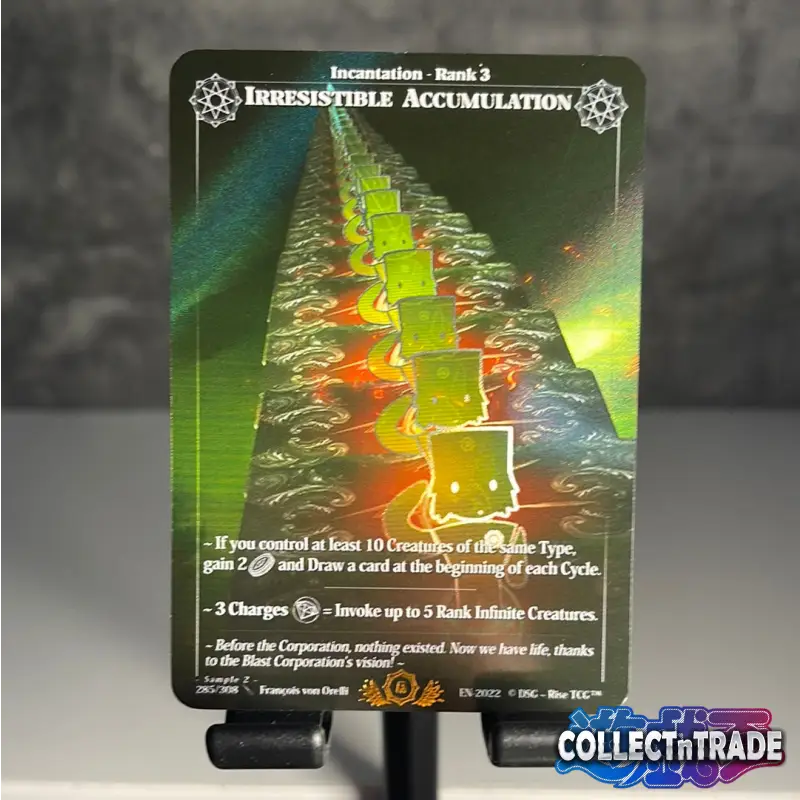 Rise TCG - Irressistible Accumulation Holo #Sample 2 -