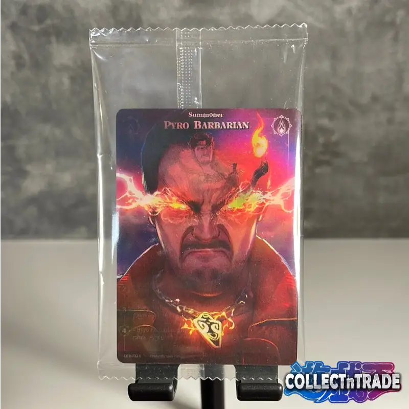 Rise TCG - Kickstarter Pyro Babarian *sealed* Lenticular