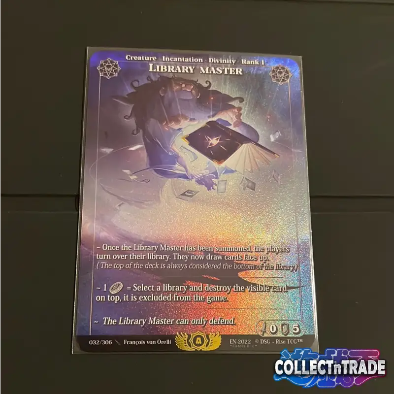 Rise TCG - Library Master Holo #Sample-C - 032/306 -