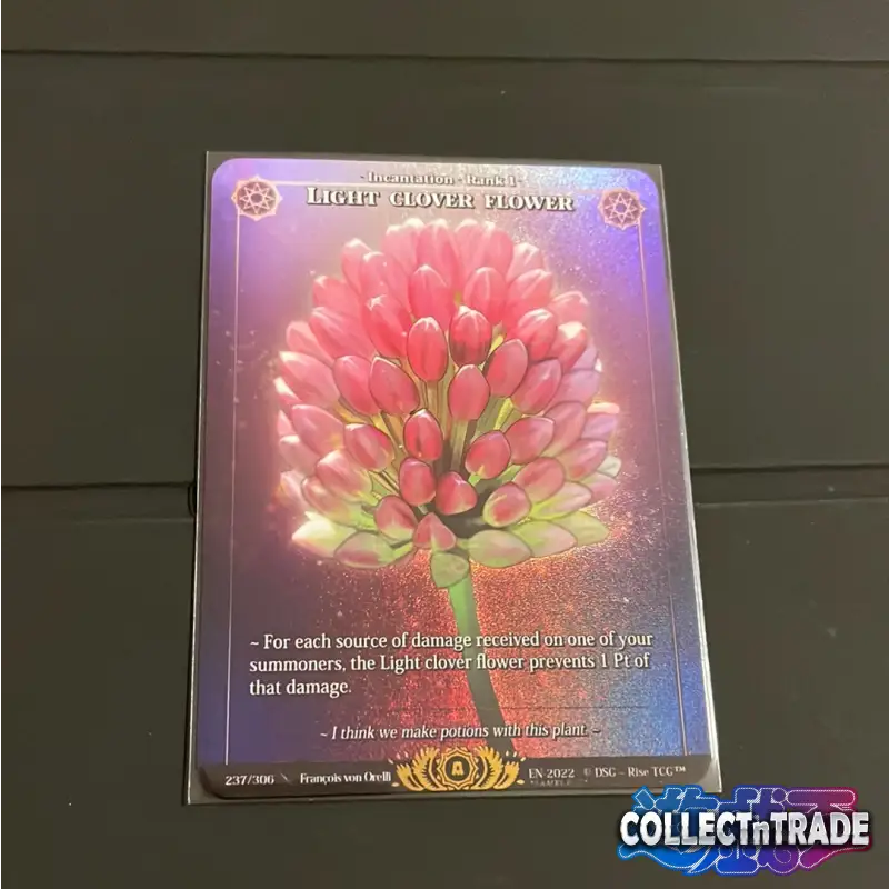 Rise TCG - Light Clover Flower Holo #Sample-C - 237/306 -