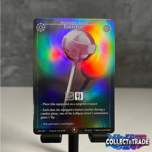 Rise TCG - Lollipop Cold Stamp - Basic Rainbow Holo #Sample