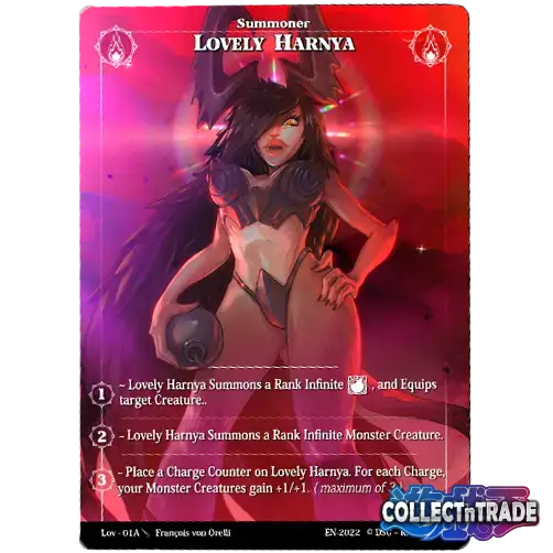 Rise TCG - Lovely Harnya Gold #Signed Full Art