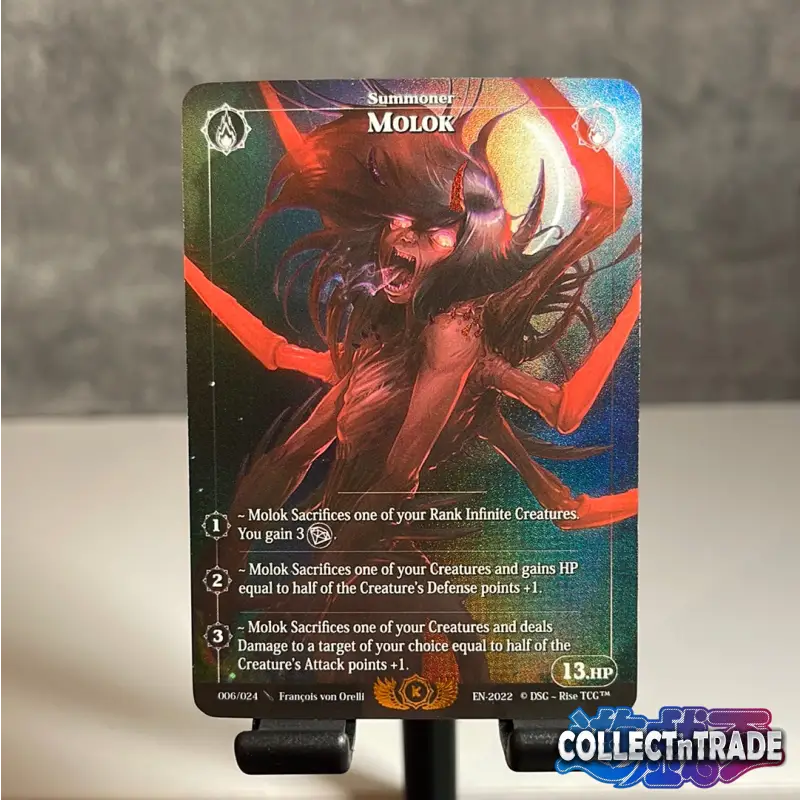 Rise TCG - Molok *Stretch Goal Card* Holo #6 / 24 -